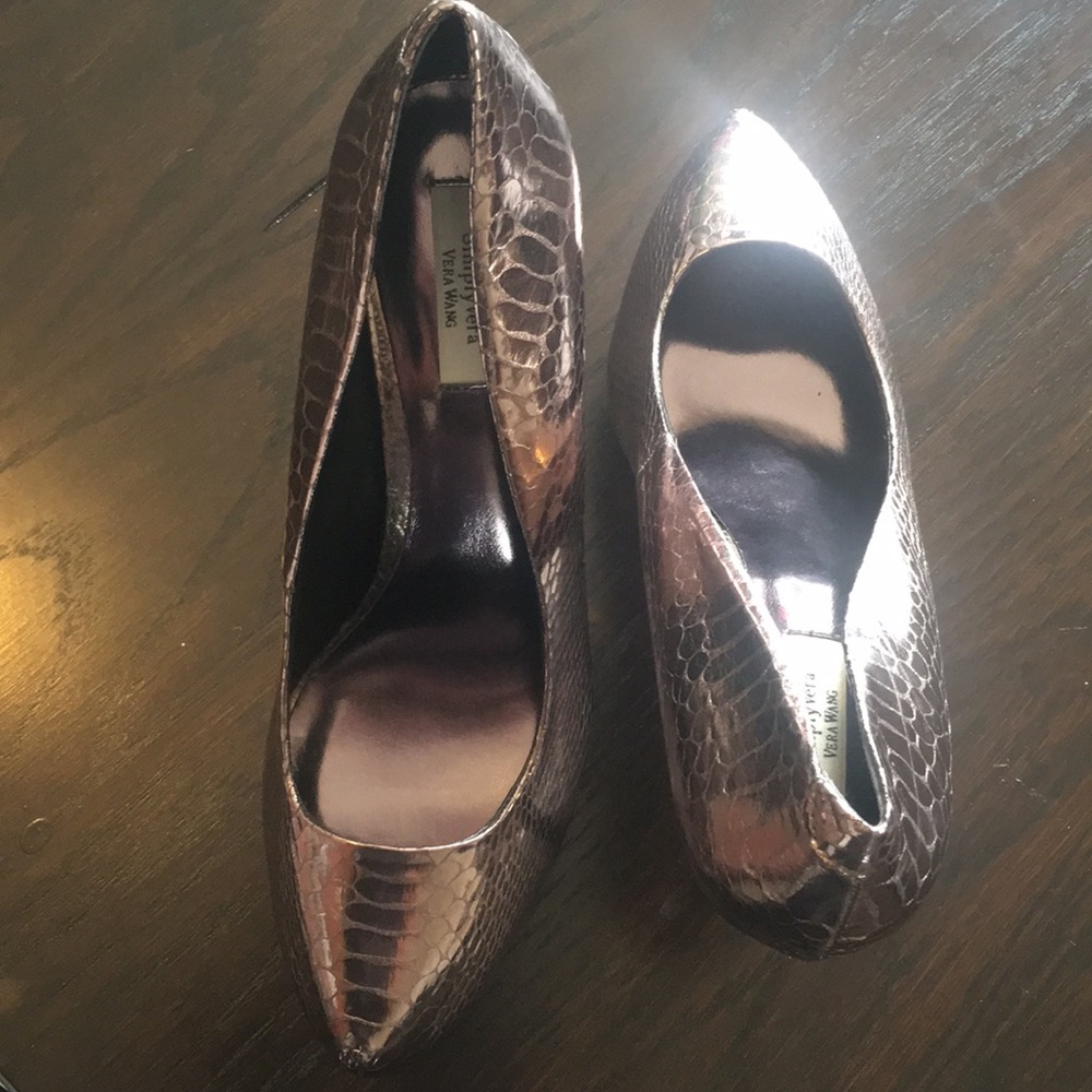 Metallic copper high heels #Neverworn